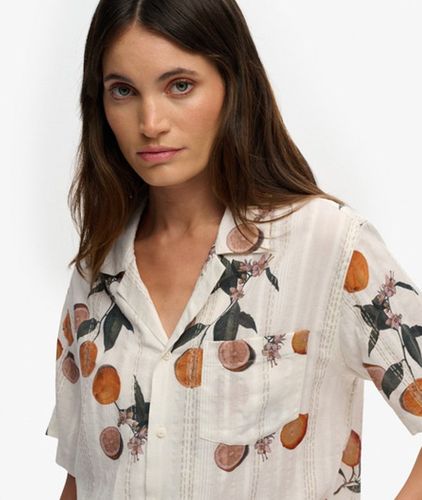 Damen Beach Printed Kurzarmhemd - Größe: 36 - Superdry - Modalova