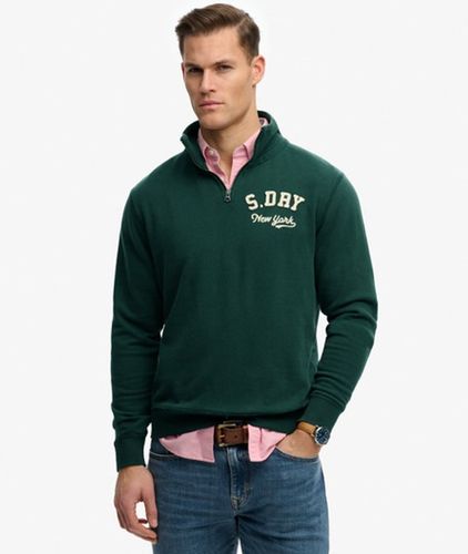 Herren Vintage Athletic Reißverschluss-pullover - Größe: L - Superdry - Modalova
