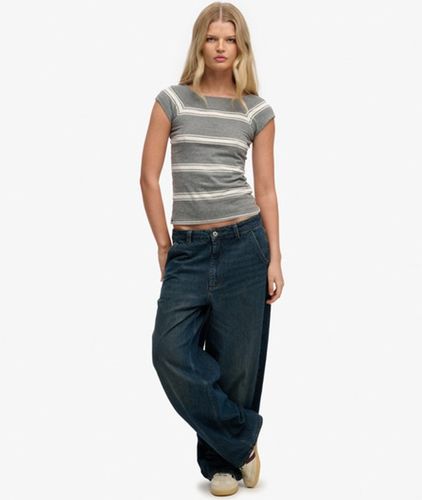 Damen Athletic Top mit Schmaler Passform - Größe: 42 - Superdry - Modalova