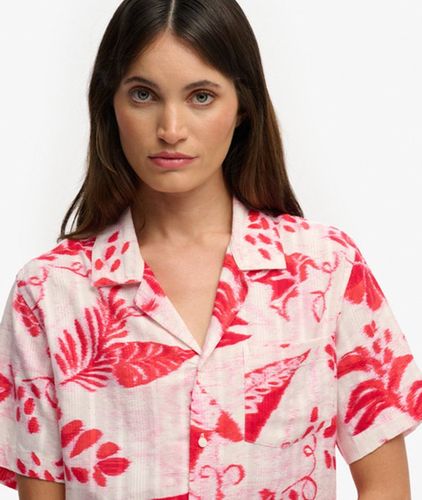 Damen Beach Printed Kurzarmhemd - Größe: 44 - Superdry - Modalova