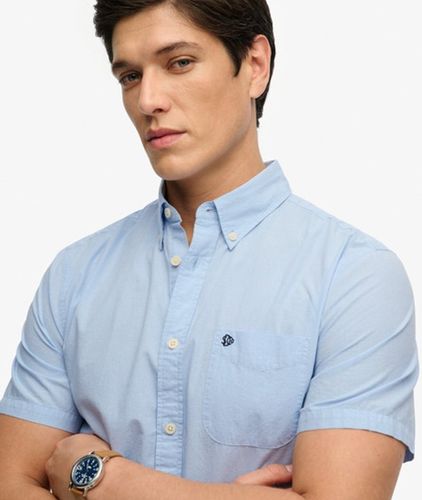 Herren Preppy Poplin Kurzarmhemd - Größe: Xxl - Superdry - Modalova