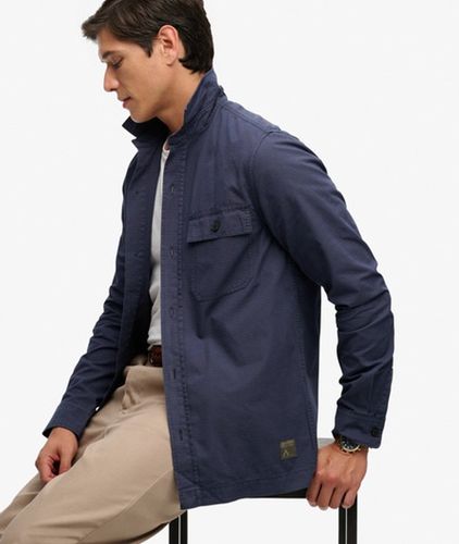 Herren Military Langarmhemd - Größe: M - Superdry - Modalova