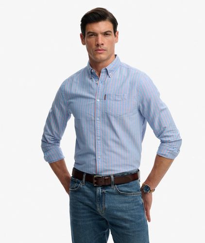 Herren Essential Oxford Langarmhemd - Größe: Xxl - Superdry - Modalova