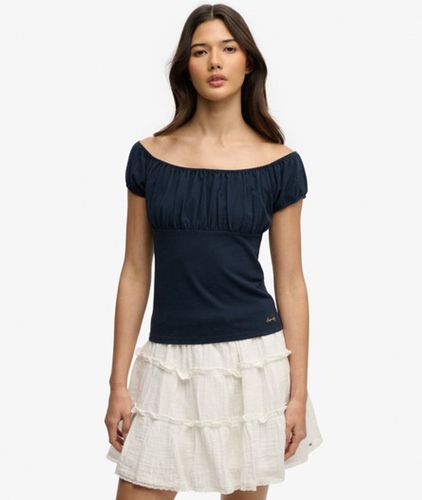 Damen Athletic Essentials Gerafftes Top - Größe: 38 - Superdry - Modalova