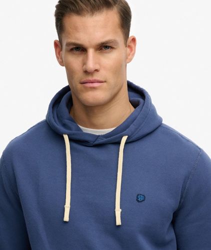 Herren Baumwolle Gesticktes Logo Monogram Kapuzenpullover, , Größe: S - Superdry - Modalova
