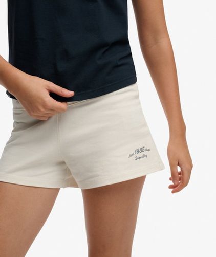 Damen Athletic Essentials Jersey Script Shorts - Größe: 44 - Superdry - Modalova