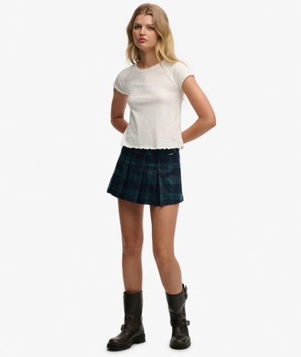 Damen Mini Plissierter Skort - Größe: 38 - Superdry - Modalova