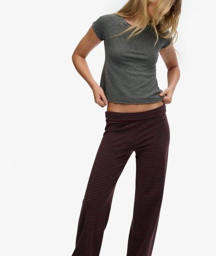 Damen Athletic Essentials Jogginghose mit Umschlagbund - Größe: 44 - Superdry - Modalova