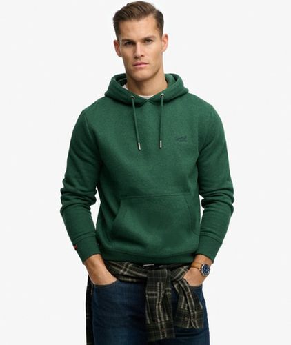 Herren Baumwolle Gesticktes Logo Essential Kapuzenpullover, , Größe: M - Superdry - Modalova