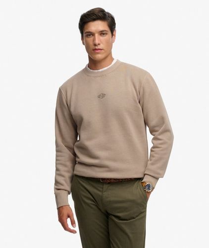 Herren Micro Logo Pullover mit Rundhalsausschnitt - Größe: M - Superdry - Modalova