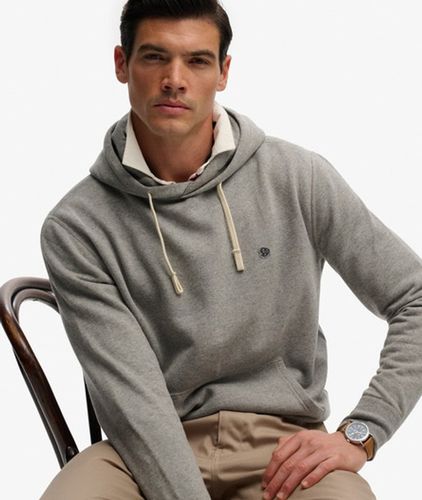 Herren Baumwolle Gesticktes Logo Monogram Kapuzenpullover, , Größe: M - Superdry - Modalova