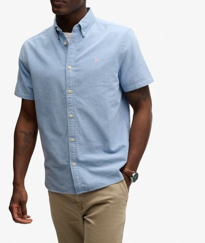 Herren Preppy Oxford Kurzarmhemd - Größe: S - Superdry - Modalova