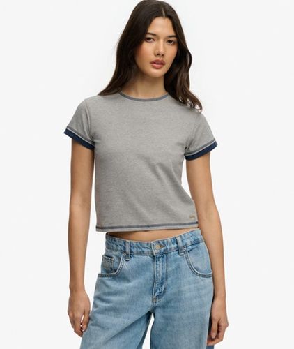 Damen Athletic Essentials Layered Top - Größe: 42 - Superdry - Modalova