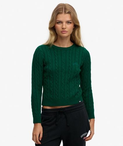 Damen Essentials Slim Cable Pullover - Größe: 42 - Superdry - Modalova