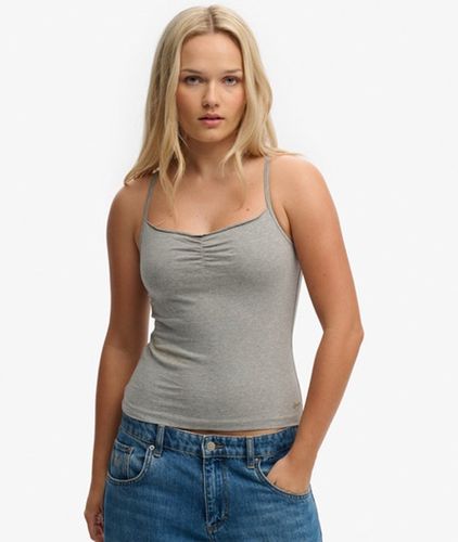 Damen Athletic Essentials Camisole mit Raffung - Größe: 44 - Superdry - Modalova