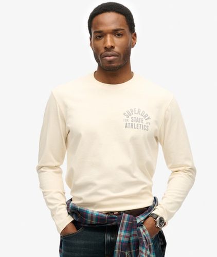 Herren Athletic Essentials Langarmshirt - Größe: M - Superdry - Modalova