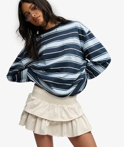 Damen Bench Tiefsitzender Stufenrock - Größe: S - Superdry - Modalova