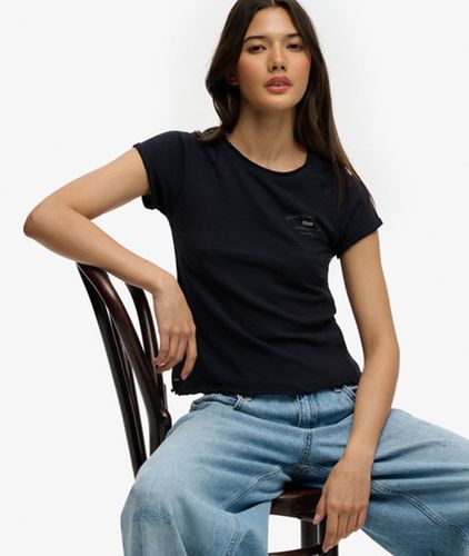 Damen Athletic Essentials Slub Grafik-t-shirt - Größe: 40 - Superdry - Modalova