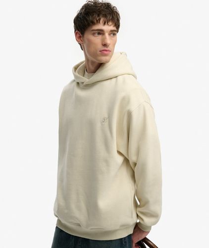 Herren Baumwolle Gesticktes Logo Blank Übergroßer Kapuzenpullover, , Größe: XL - Superdry - Modalova