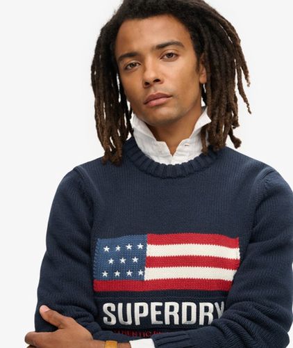 Herren Vintage Athletic Strickpullover - Größe: S - Superdry - Modalova