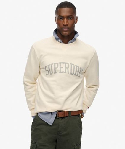 Herren Baumwolle Grafik Athletic Essentials Sweatshirt mit Rundhalsausschnitt, , Größe: M - Superdry - Modalova