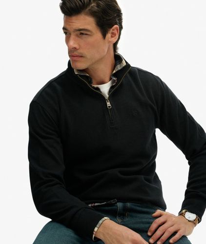 Herren Gerippter Pullover mit Reißverschluss - Größe: XL - Superdry - Modalova
