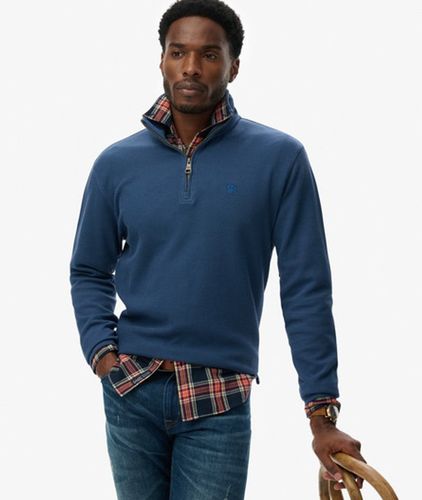 Herren Gerippter Pullover mit Reißverschluss - Größe: Xxl - Superdry - Modalova