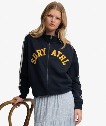 Damen Lockeres Athletic Essentials Trainingsoberteil mit Applikation - Größe: 40 - Superdry - Modalova