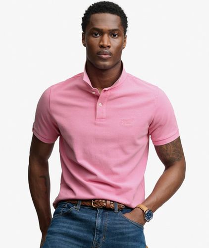 Herren Vintage Destroy Poloshirt - Größe: L - Superdry - Modalova