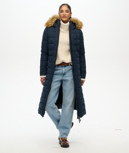 Damen Arctic Longline Steppmantel - Größe: 36 - Superdry - Modalova