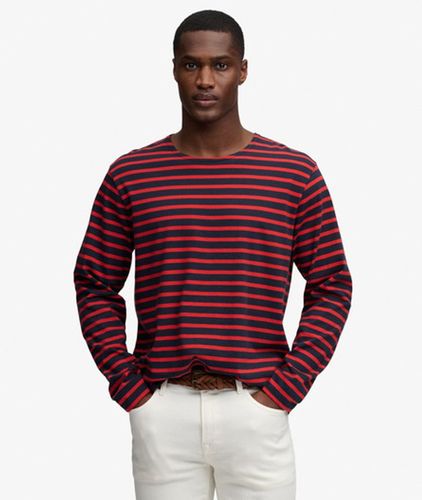 Herren The Merchant Store Gestreiftes Langarmshirt - Größe: M - Superdry - Modalova