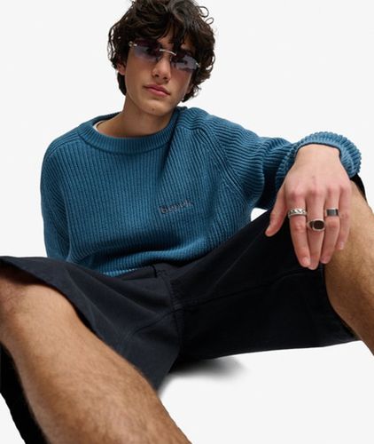 Herren Bench Gerippter Pullover mit Kastenschnitt - Größe: S - Superdry - Modalova