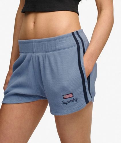 Damen Athletic Essentials Retro-shorts mit Waffelmuster - Größe: 40 - Superdry - Modalova