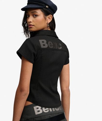 Damen Bench Gestreiftes Kurzarmhemd mit Schmaler Passform - Größe: XS - Superdry - Modalova