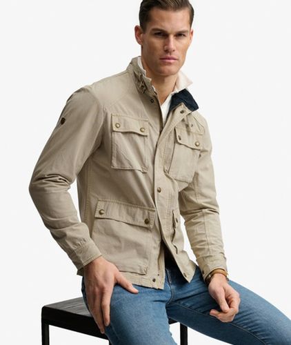 Herren Baumwolle Merchant Ripstop Racer Jacke, , Größe: M - Superdry - Modalova