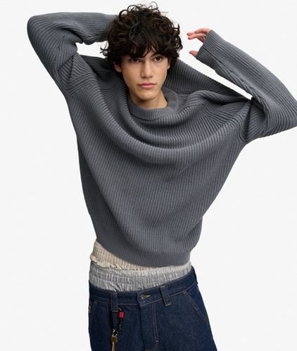 Herren Bench Gerippter Pullover mit Kastenschnitt - Größe: M - Superdry - Modalova