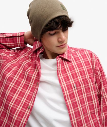 Herren Bench Skater Check Langarmhemd - Größe: M - Superdry - Modalova