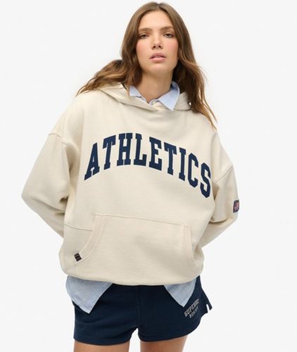 Damen Athletic Essentials Kapuzenpullover Lockere Passform - Größe: 40 - Superdry - Modalova