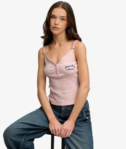 Damen Athletic Essentials Camisole mit Knopfleiste - Größe: 42 - Superdry - Modalova