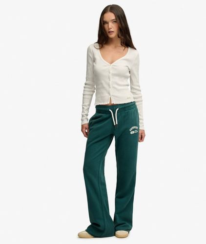 Women's Athletic Essentials Flare-jogginghose mit Tiefem Bund - Größe: 34 - Superdry - Modalova