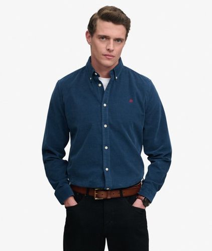 Herren Klassisches Feincord-hemd - Größe: M - Superdry - Modalova