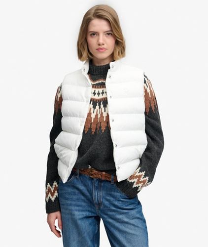 Damen Gesteppte Weste mit Schmaler Passform - Größe: 40 - Superdry - Modalova