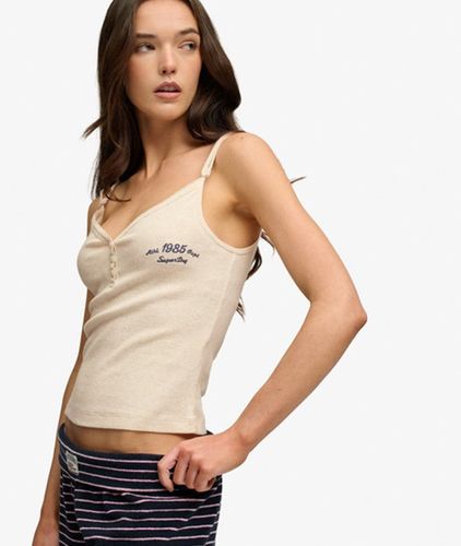 Damen Athletic Essentials Camisole mit Knopfleiste - Größe: 36 - Superdry - Modalova
