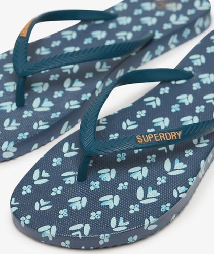 Damen Flip Flops mit Allover-print - Größe: 5-6 - Superdry - Modalova