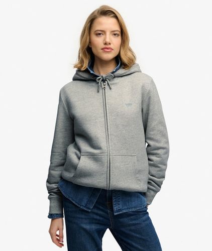 Damen Essential Kapuzenjacke mit Teddyfutter - Größe: 40 - Superdry - Modalova