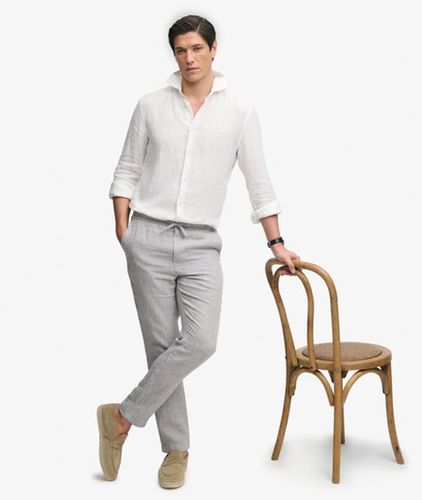 Herren Merchant Leinenhose - Größe: M - Superdry - Modalova