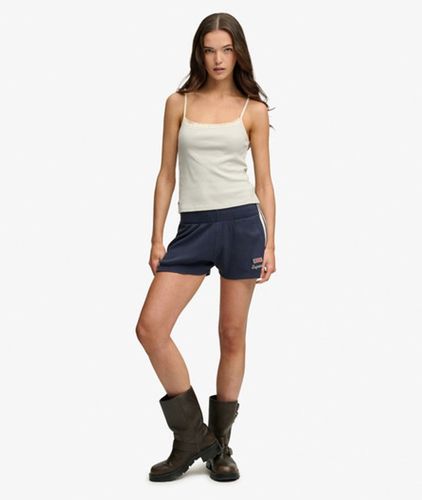Damen Athletic Essentials Retro-shorts mit Waffelmuster - Größe: 40 - Superdry - Modalova