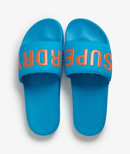 Herren Pool Sliders - Größe: 8-9 - Superdry - Modalova