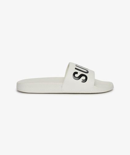 Damen Pool Sliders Reguläre Passform - Größe: 5-6 - Superdry - Modalova
