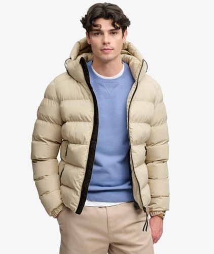 Herren Sportliche Kapuzen-steppjacke mit Lockerer Passform - Größe: L - Superdry - Modalova